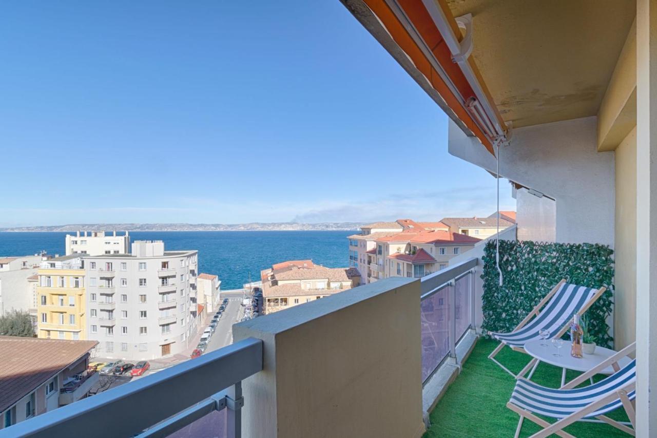 Vue Feerique Sur La Mer - Air Rental Marsilia Exterior foto